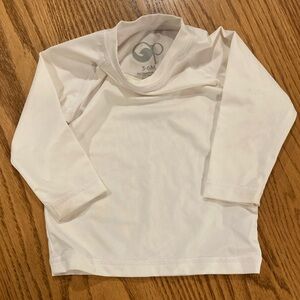 OP White Long Sleeve swim shirt